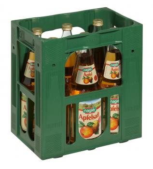 Nagler Apfelsaft klar  - Kiste 6x 1 Ltr.
