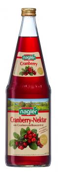 Nagler Cranberry Nektar  - Kiste 6x 1 Ltr.