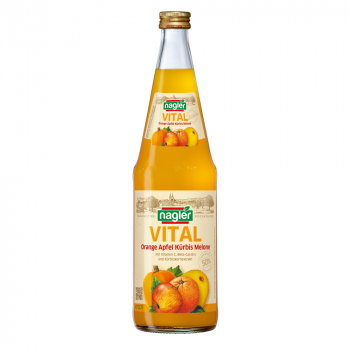 Nagler VITAL Orange Apfel Kürbis Melone  - Kiste 6x 0,7 Ltr.
