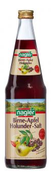 Nagler Birne-Apfel-Holunder-Saft  - Kiste 6x 0,7 Ltr.
