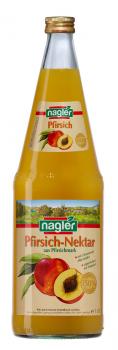 Nagler Pfirsich Nektar  - Flasche 1x 1 Ltr.