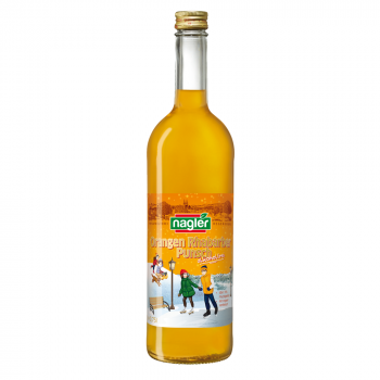 Nagler Orangen-Rhabarber Punsch alkoholfrei  - Flasche 1x 0,75 Ltr.