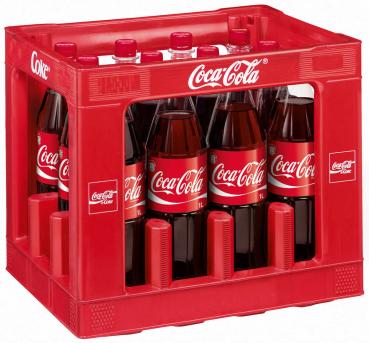 Coca Cola Original  - Kiste 12x 1 Ltr.